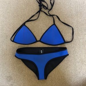 Blue Triangl Bikini